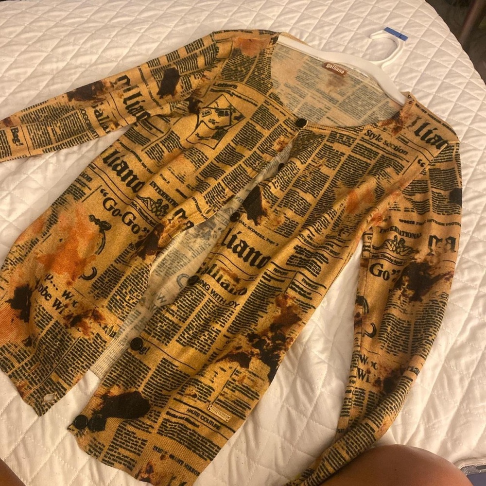 John galliano cardigan